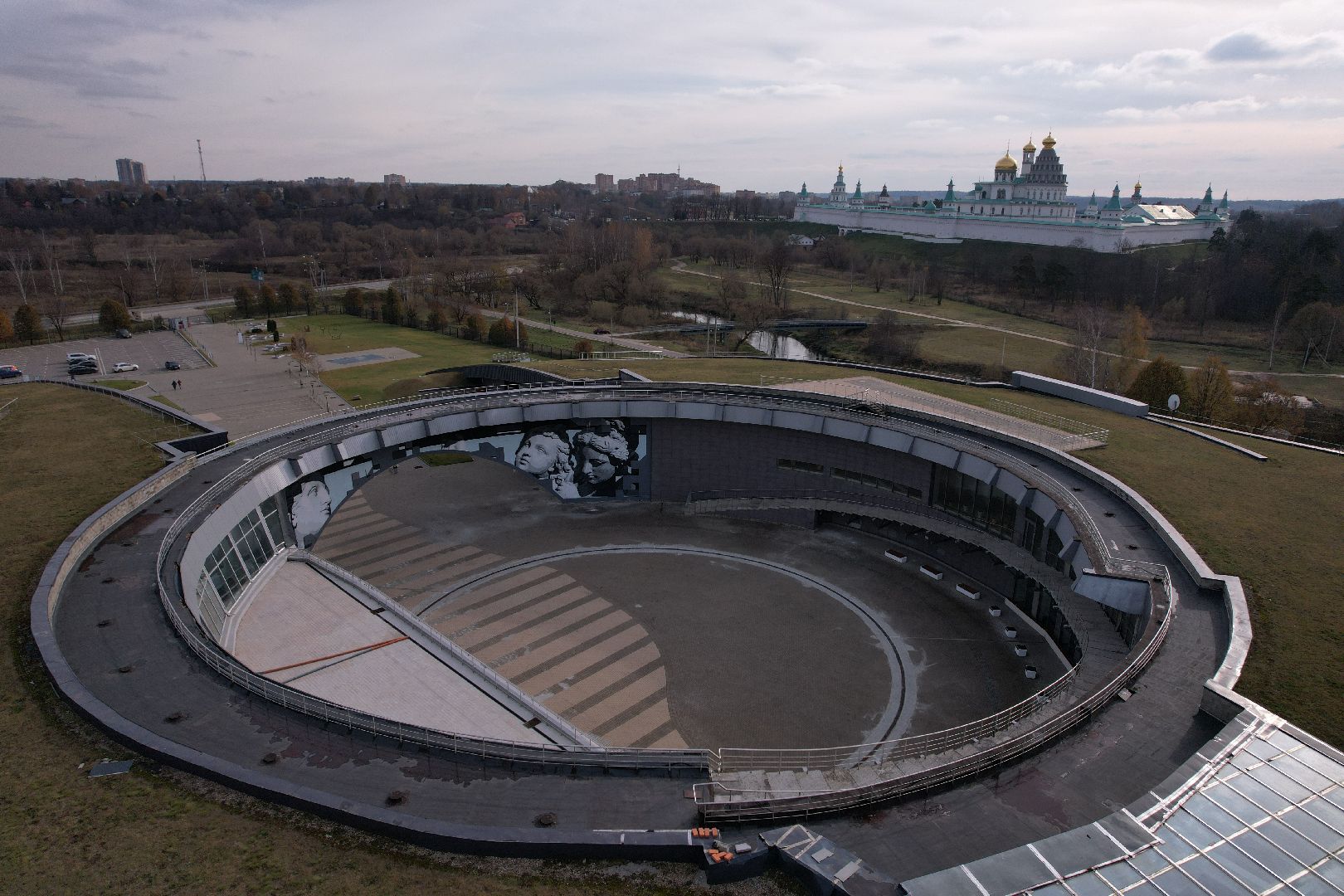 музей, истра,видео с коптера,