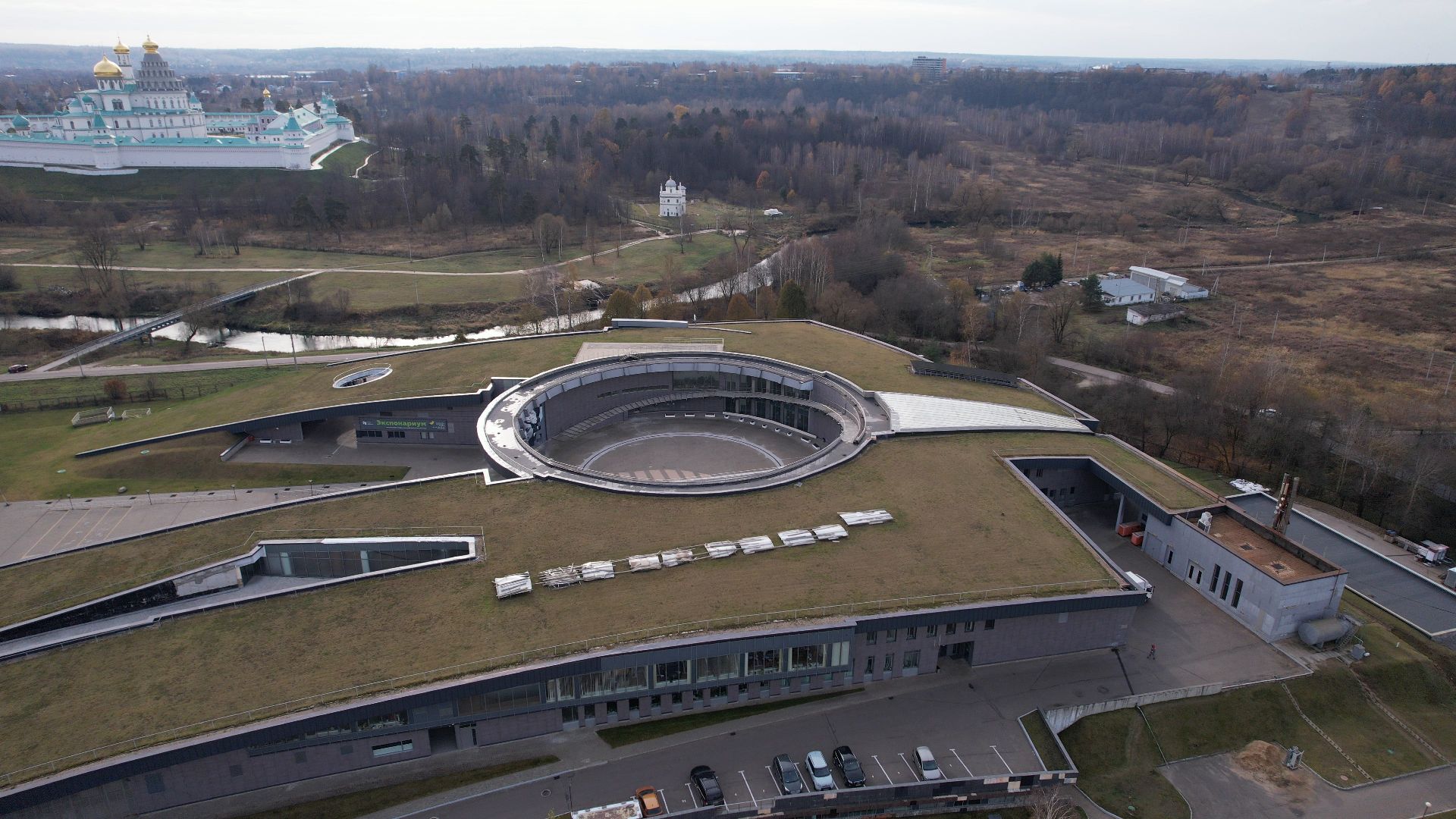 музей, истра,видео с коптера,