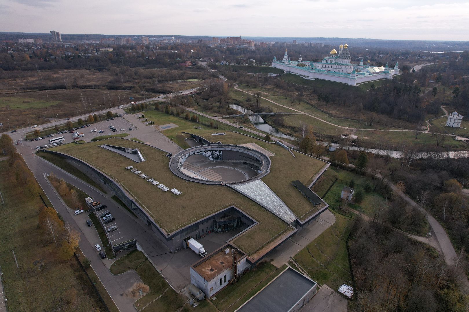 музей, истра,видео с коптера,