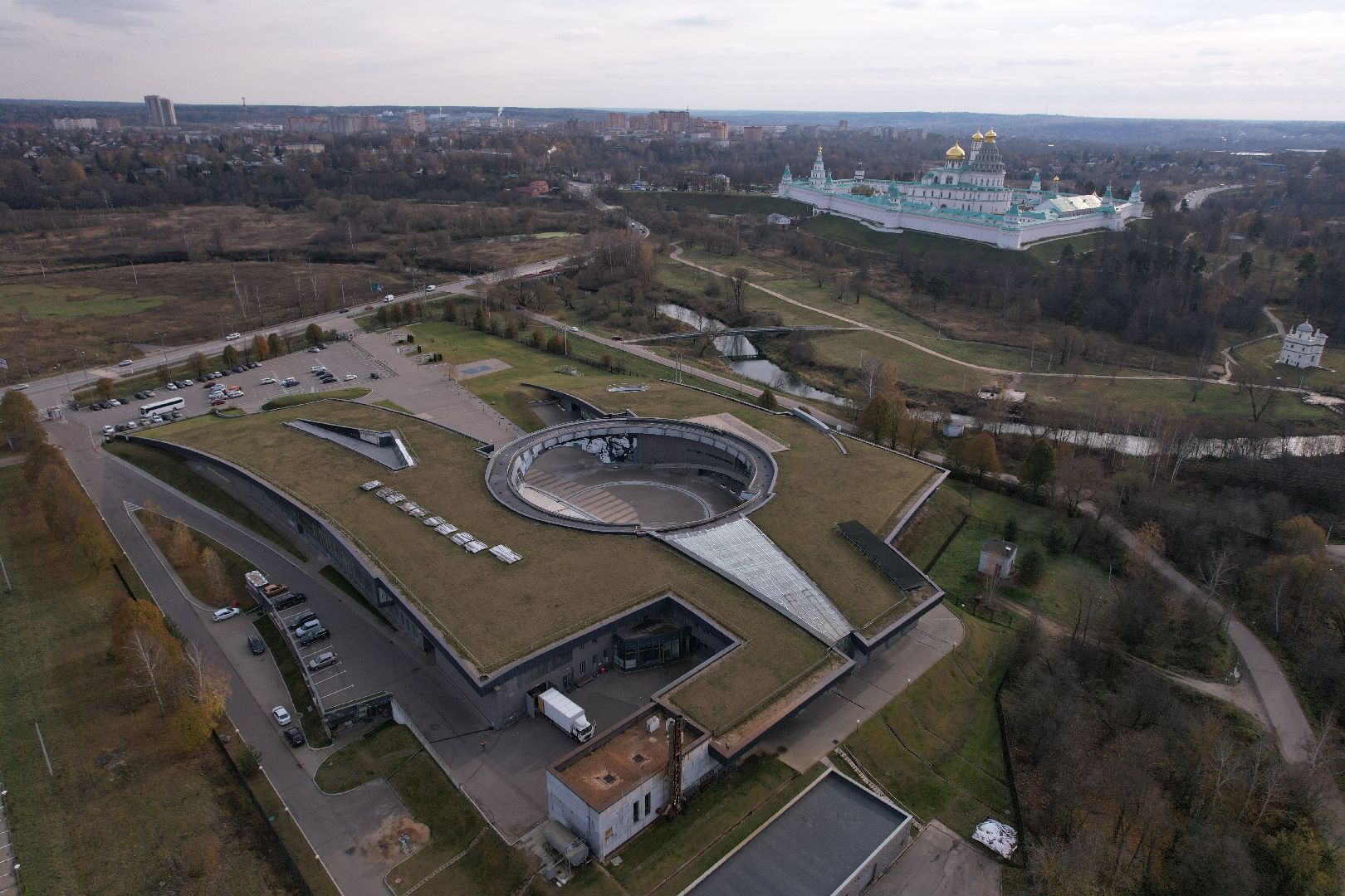 музей, истра,видео с коптера,