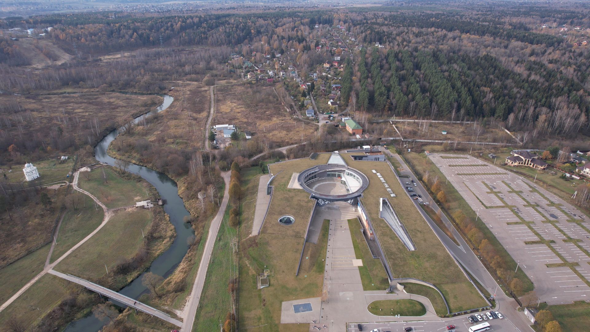 музей, истра,видео с коптера,