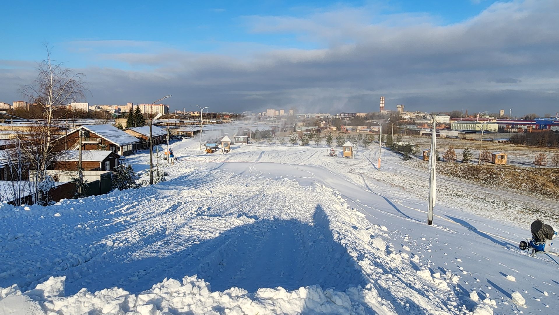 подольск, лыжи, горнолыжка,