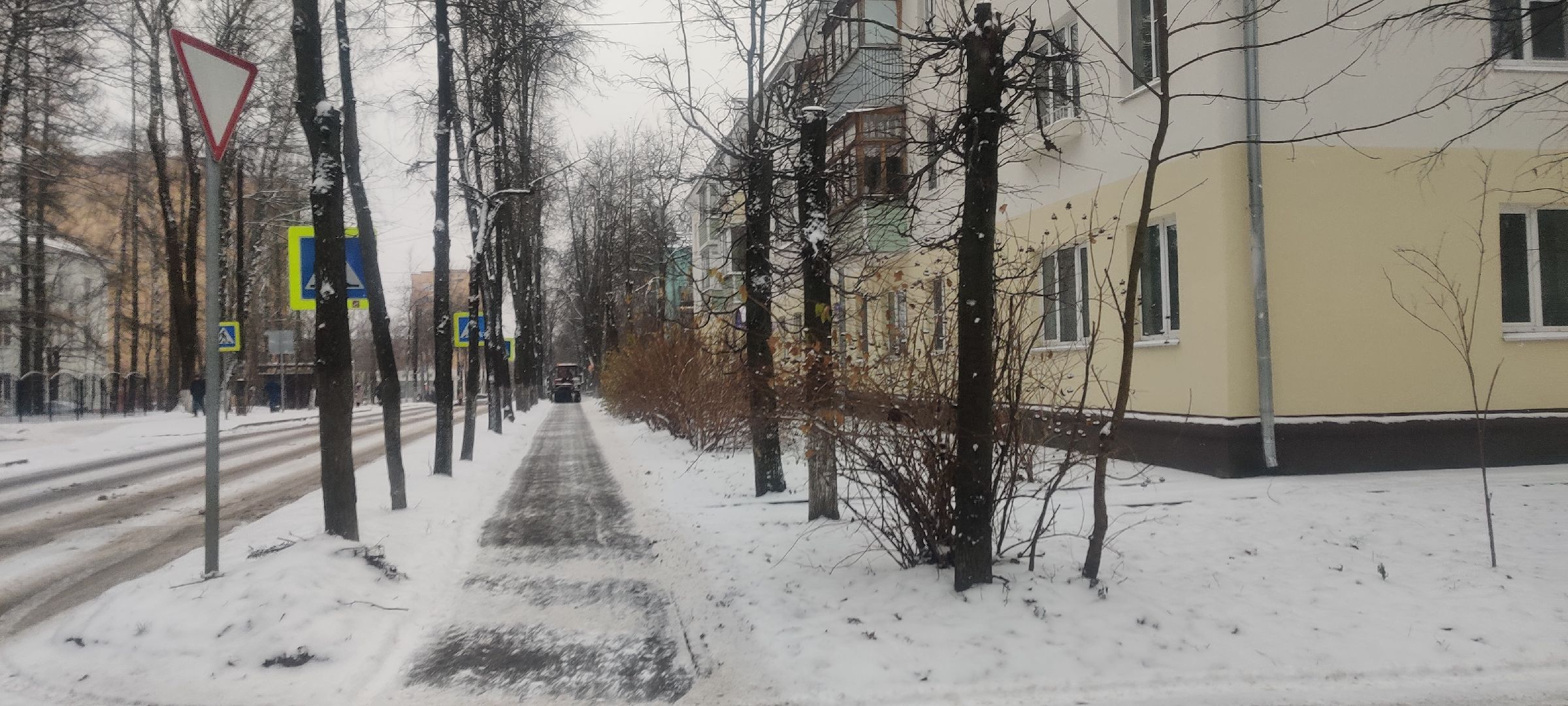 красноармейск, Пушкинский, Снегопад, коммунальная техника, водитель трактора,