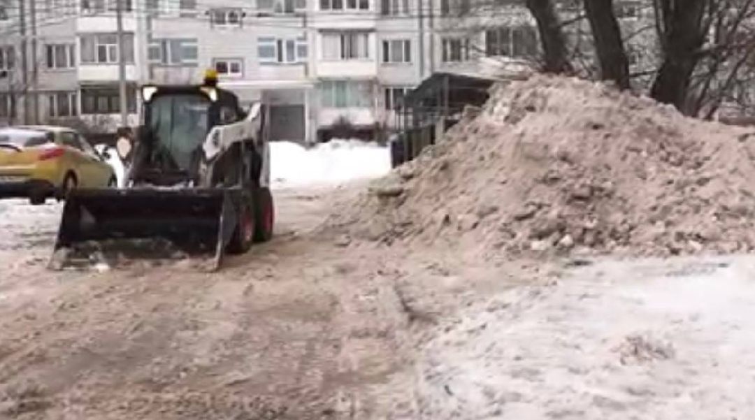 уборка снега, снегопад, непогода