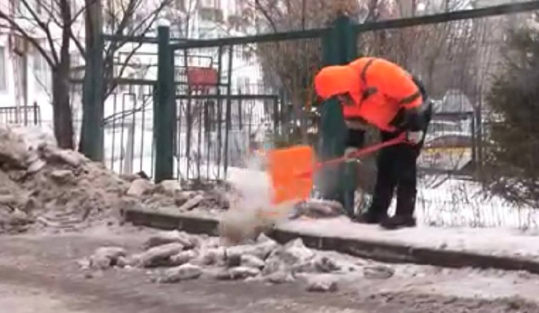 уборка снега, снегопад, непогода