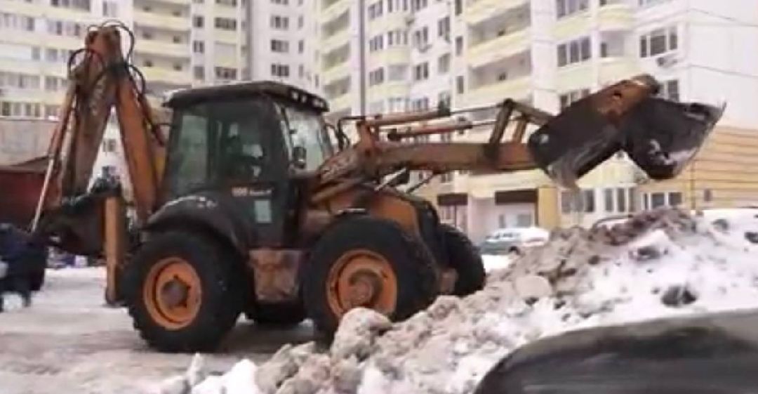 уборка снега, снегопад, непогода