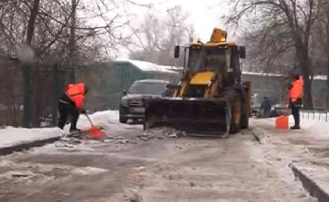 уборка снега, снегопад, непогода