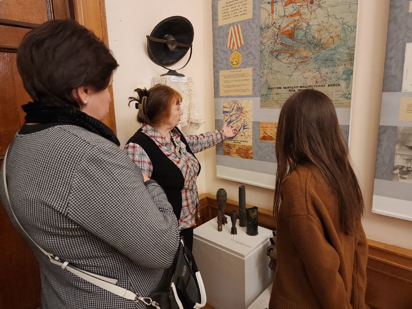 кашира, битва за москву, оборона каширы, краеведческий музей, выставка, 82-ая годовщина, генерал Белов,