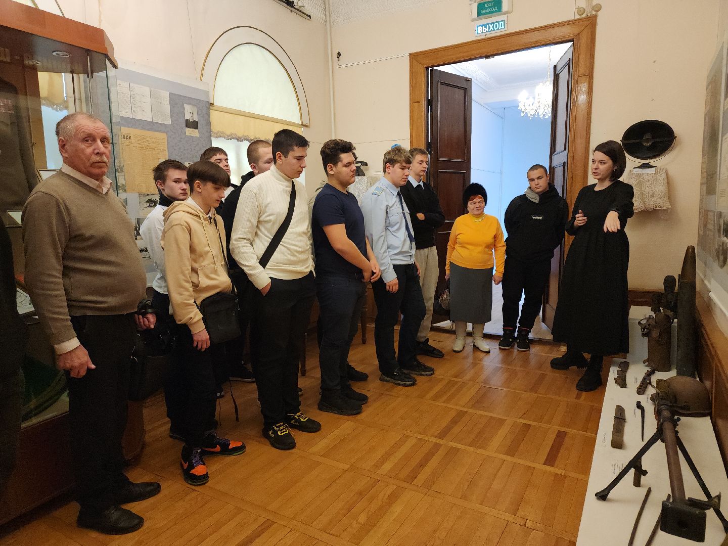 кашира, битва за москву, оборона каширы, краеведческий музей, выставка, 82-ая годовщина, генерал Белов,