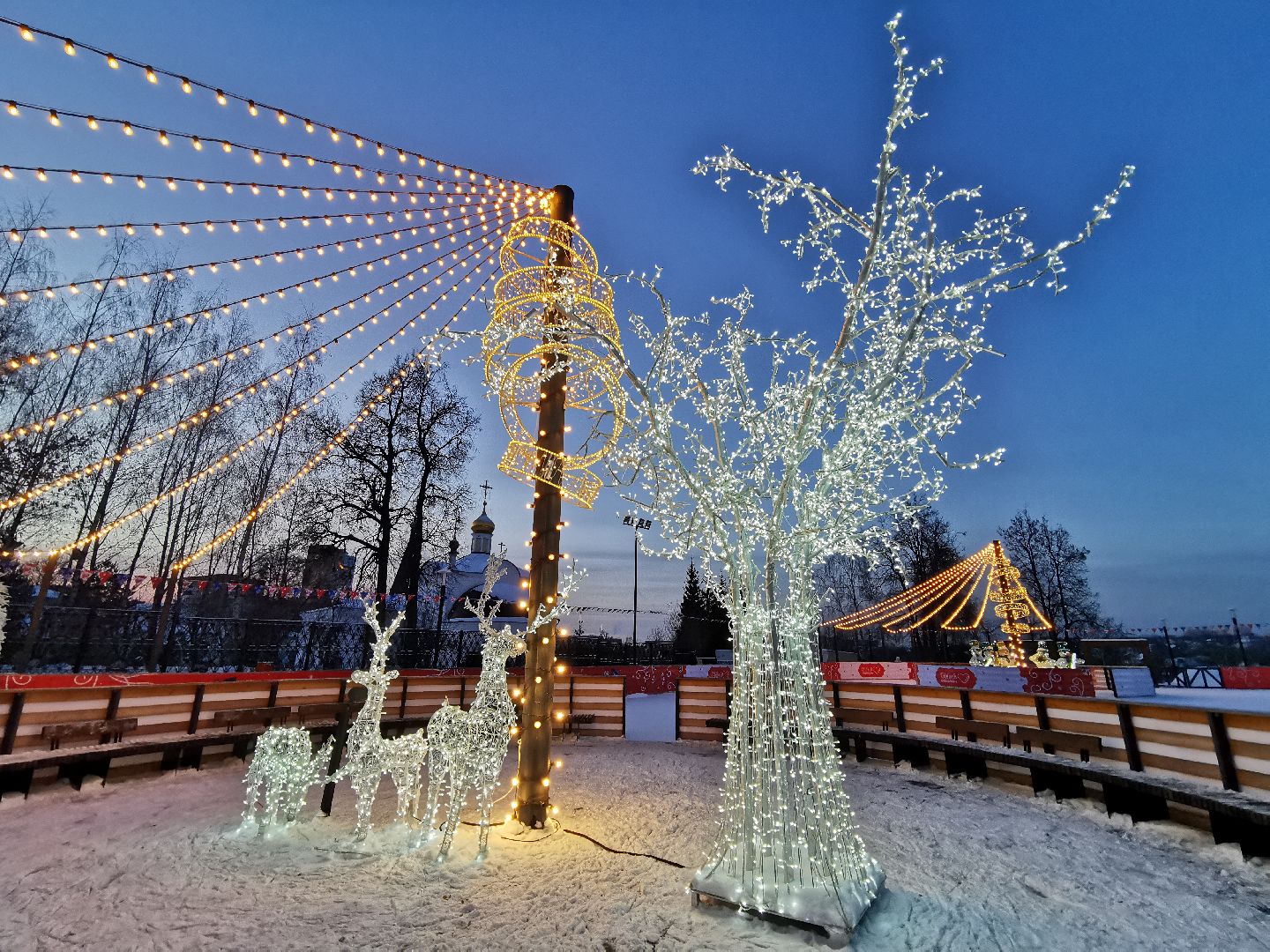 Подольск, ДедМороз, парк,