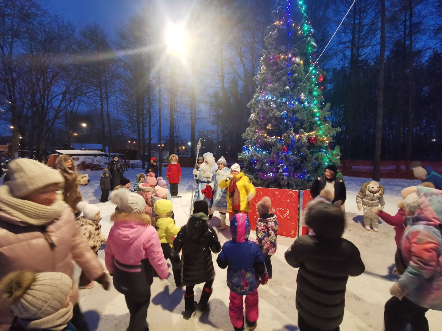 Подольск, ДедМороз, парк,