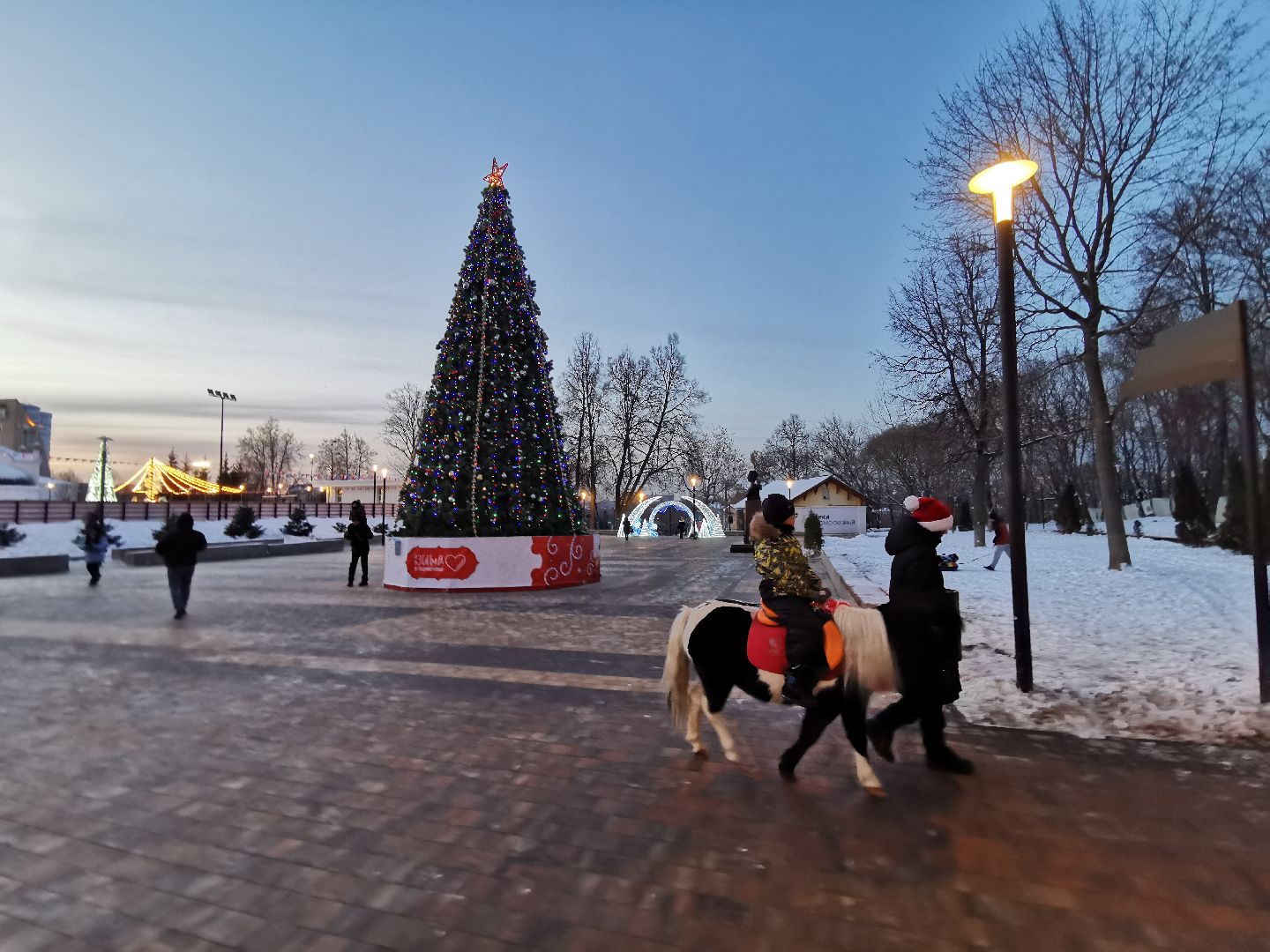 Подольск, ДедМороз, парк,