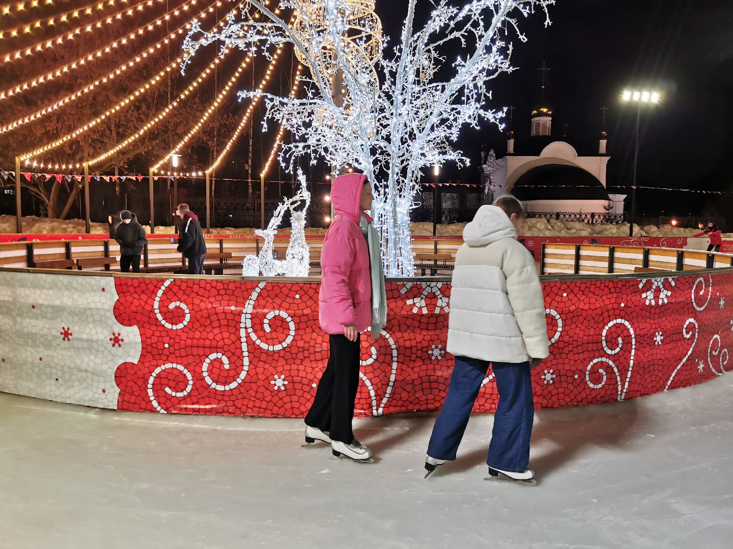 подольск, каток,коньки,