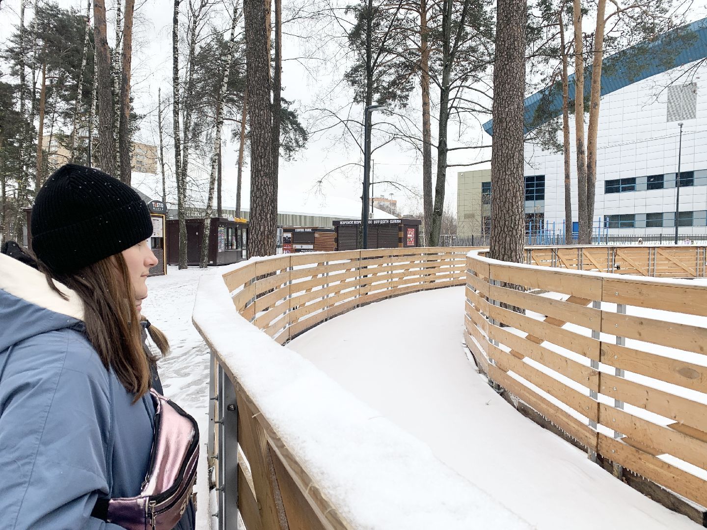 Балашиха, Подмосковье, Благоустройство, Парки Балашихи, Зима в Подмосковье, Катки,