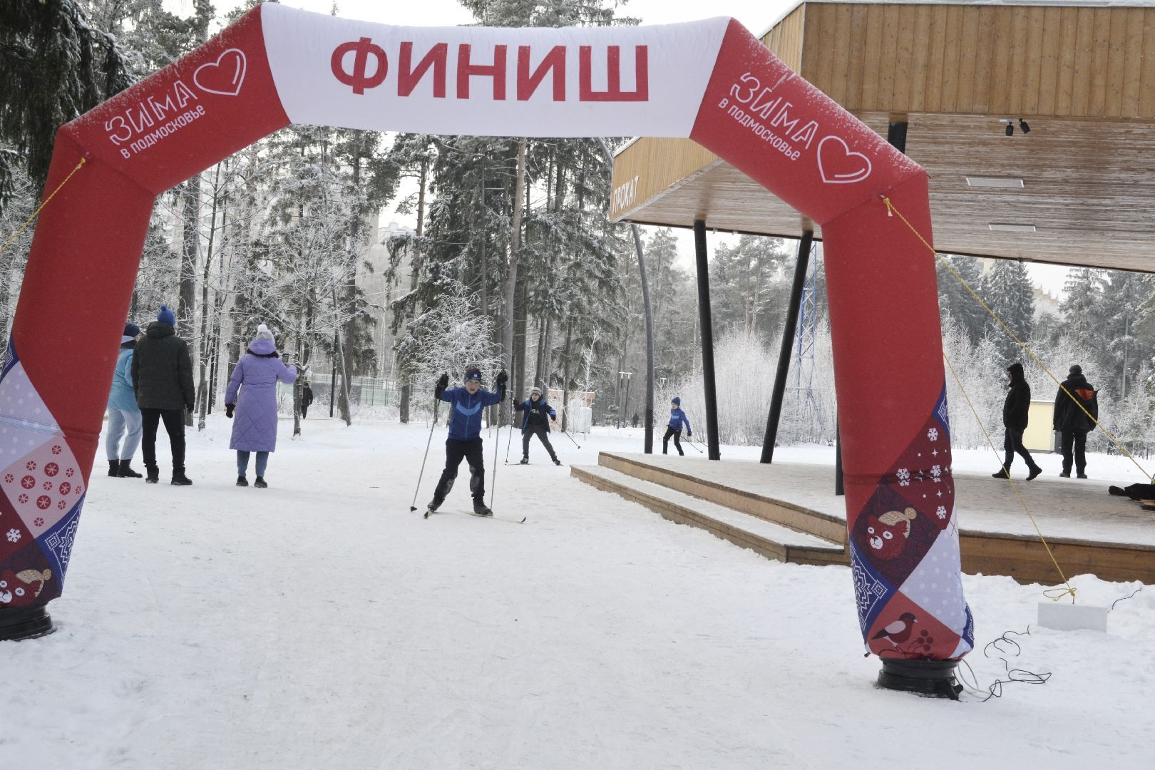 Балашиха, Подмосковье, Благоустройство, Парки Балашихи, Зима в Подмосковье, Катки,
