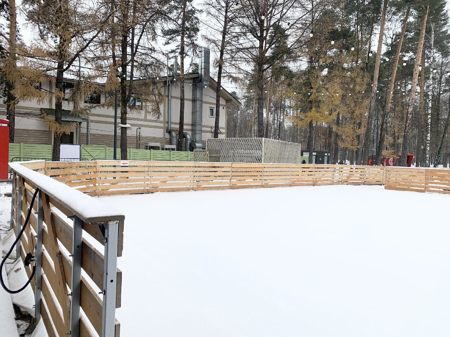 Балашиха, Подмосковье, Благоустройство, Парки Балашихи, Зима в Подмосковье, Катки,