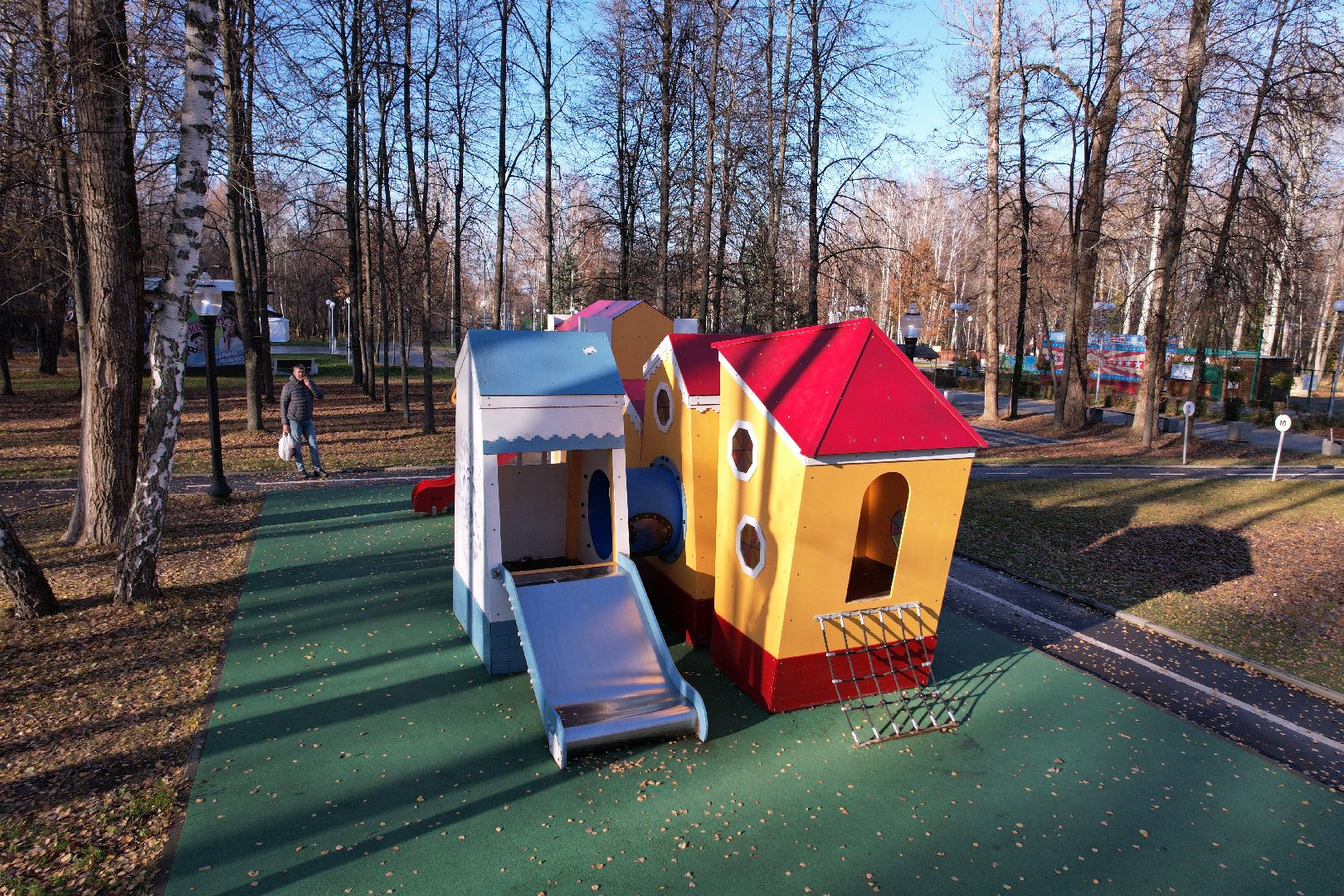 парк, кашира,видео с коптера,