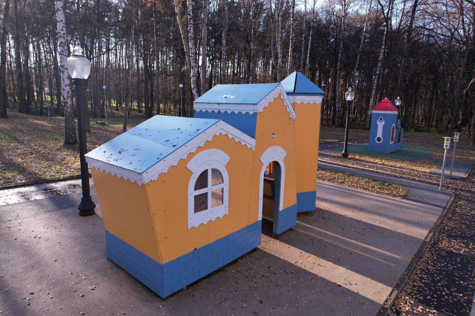 парк, кашира,видео с коптера,