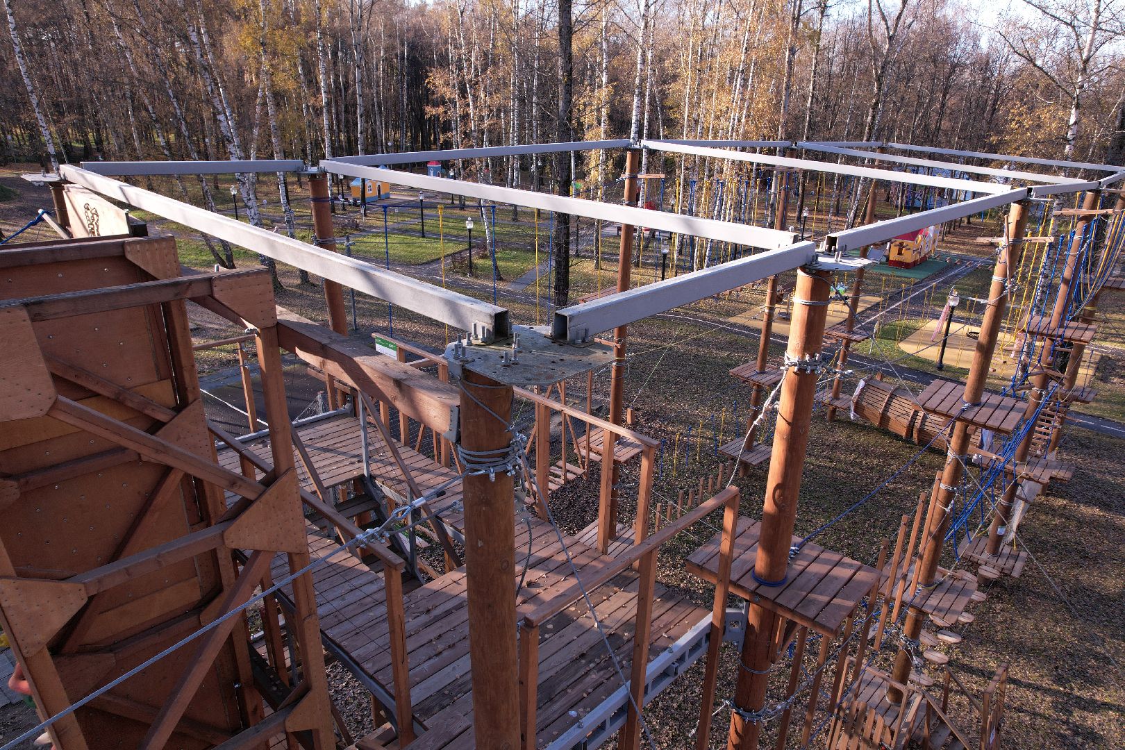 парк, кашира,видео с коптера,