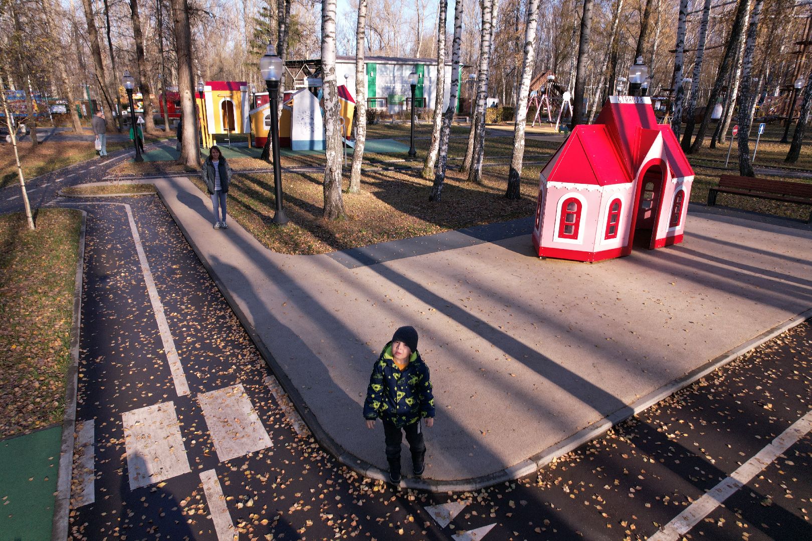 парк, кашира,видео с коптера,