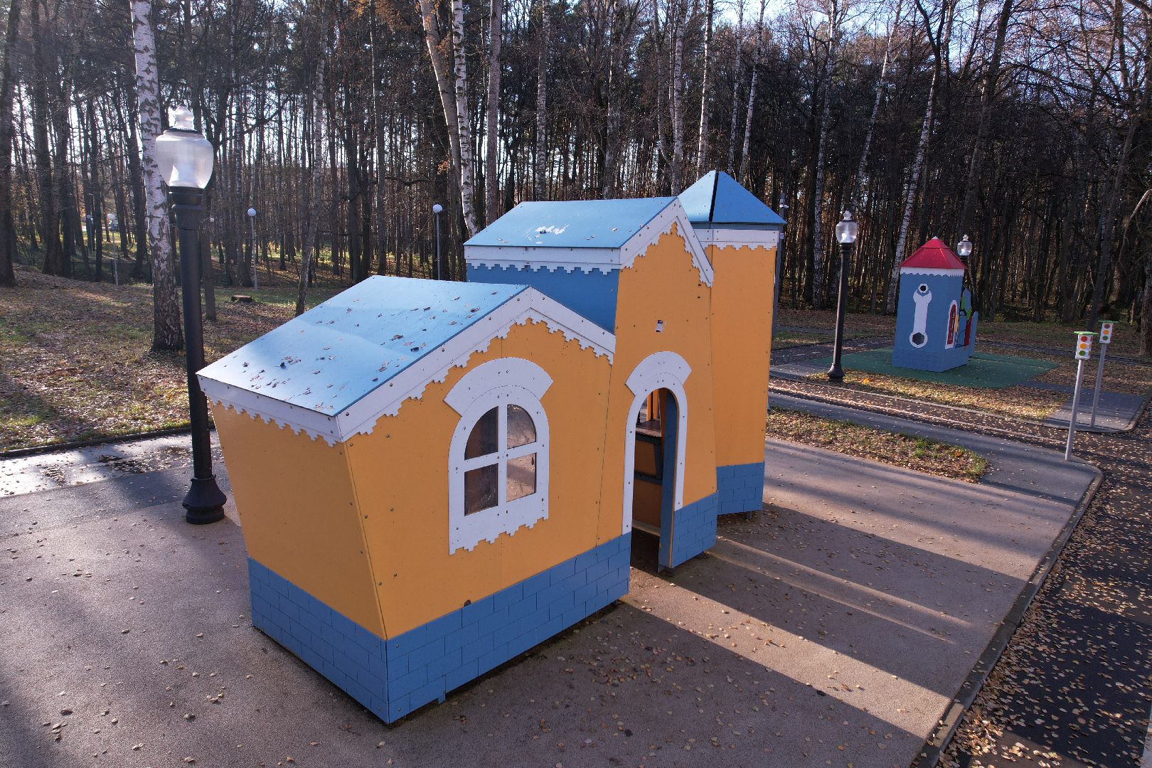 парк, кашира,видео с коптера,