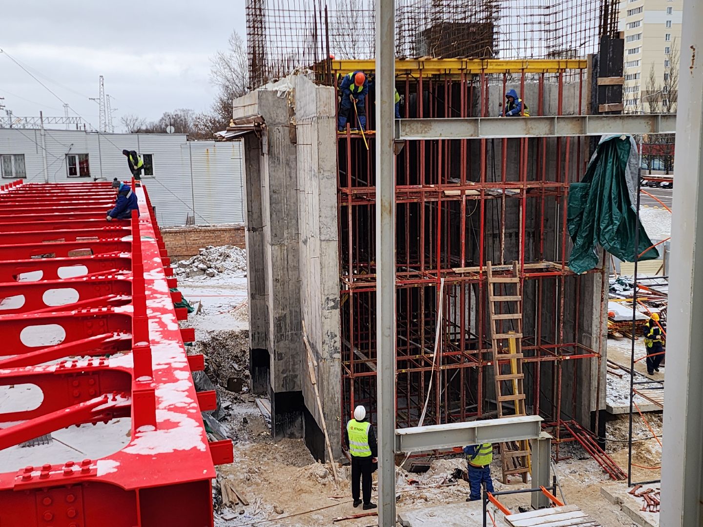 ж/д, железнодорожная станция, серпухов, переход, мост,