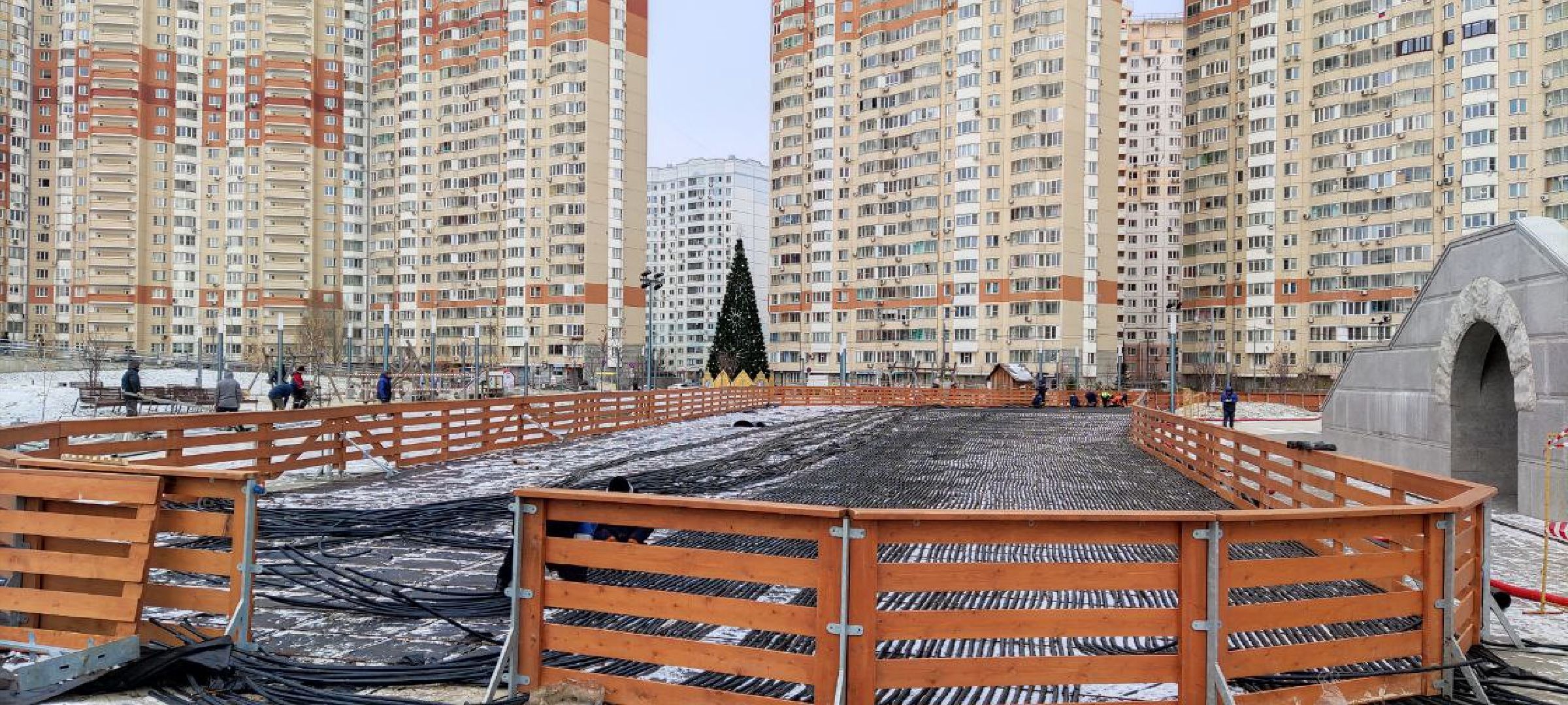 красногорск, лед, каток, коньки,