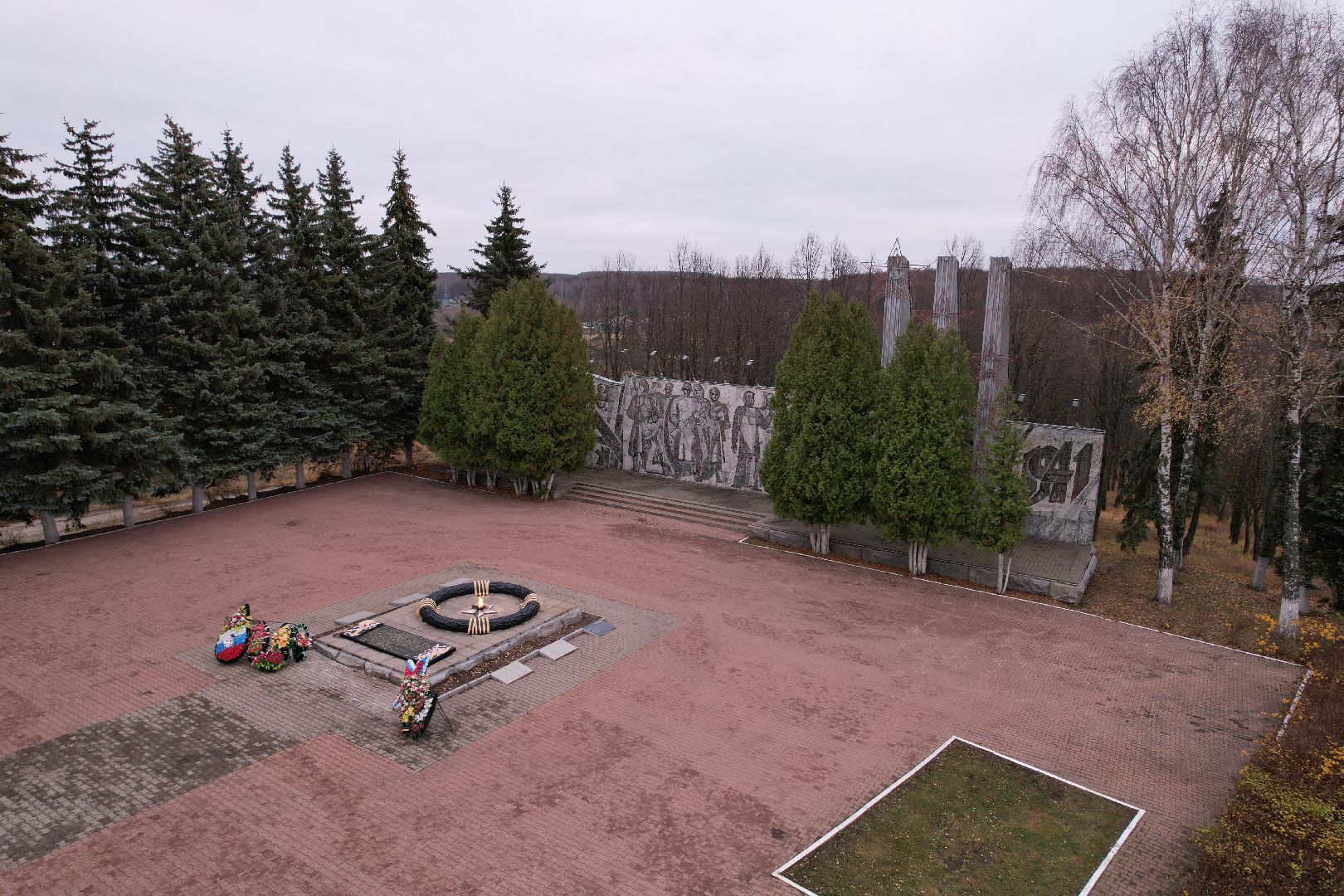 кашира, война, вечный огонь,видео с коптера,