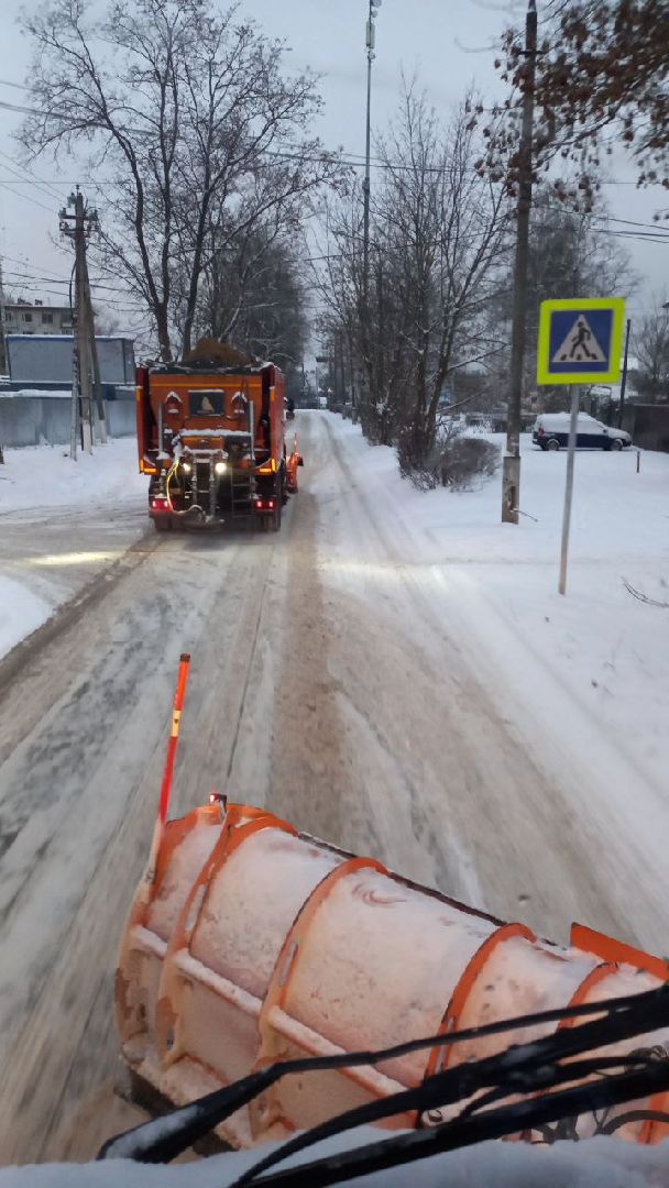 снег, пушкино, благоустройство, уборка снега,