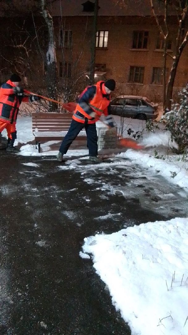 снег, пушкино, благоустройство, уборка снега,