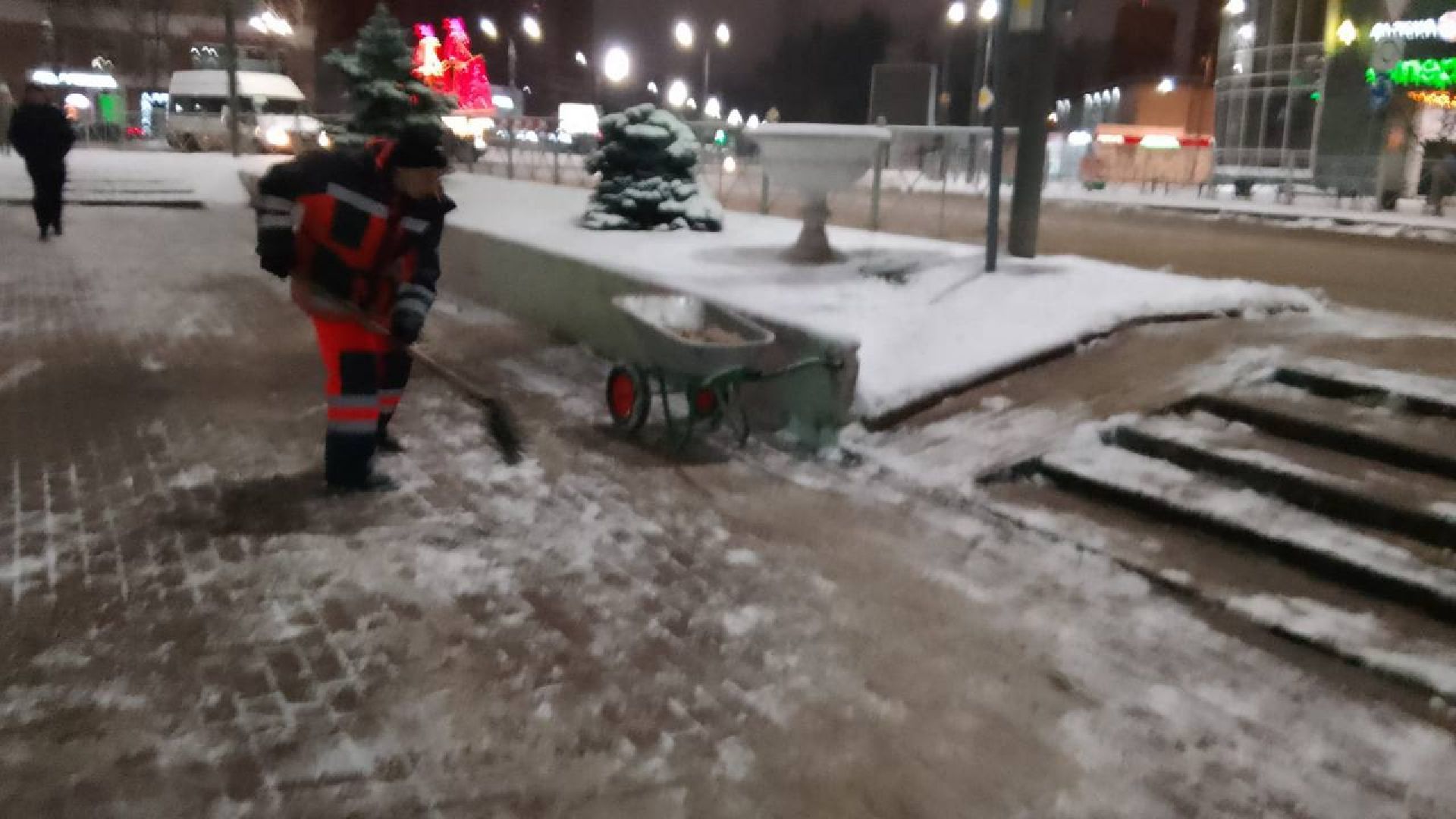 снег, пушкино, благоустройство, уборка снега,