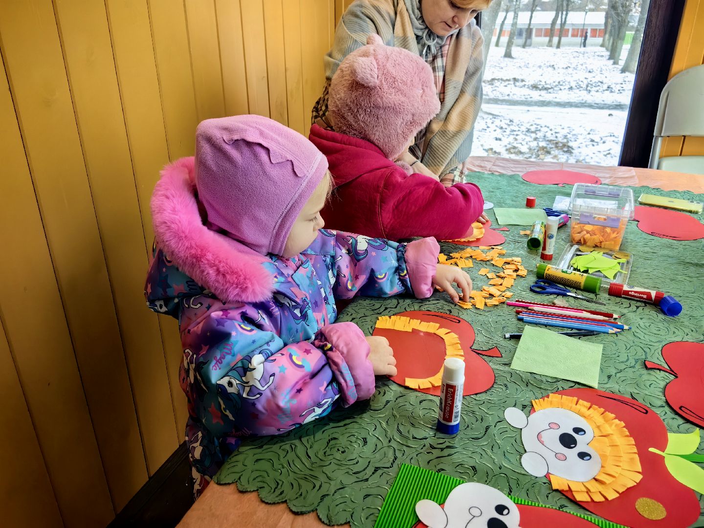 мастер-класс, ежик, парк, дети,