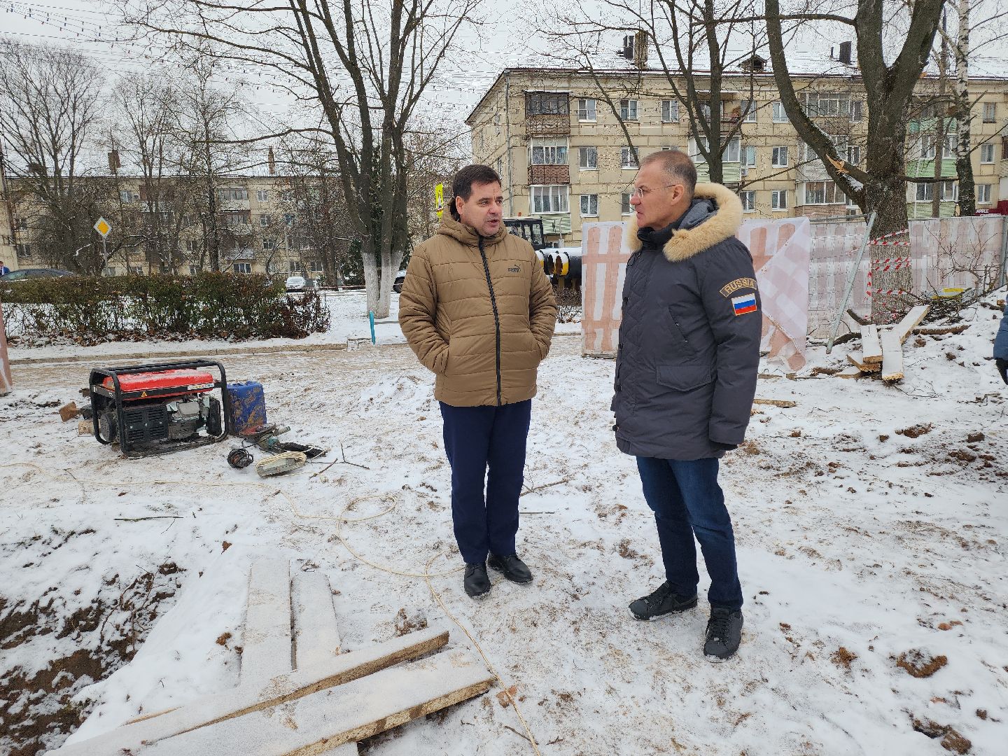 кашира, александр коган, глава, жкх, отопление, теплотрасса, жк березовая роща, трубопровод,