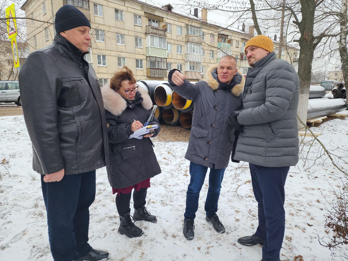 кашира, александр коган, глава, жкх, отопление, теплотрасса, жк березовая роща, трубопровод,