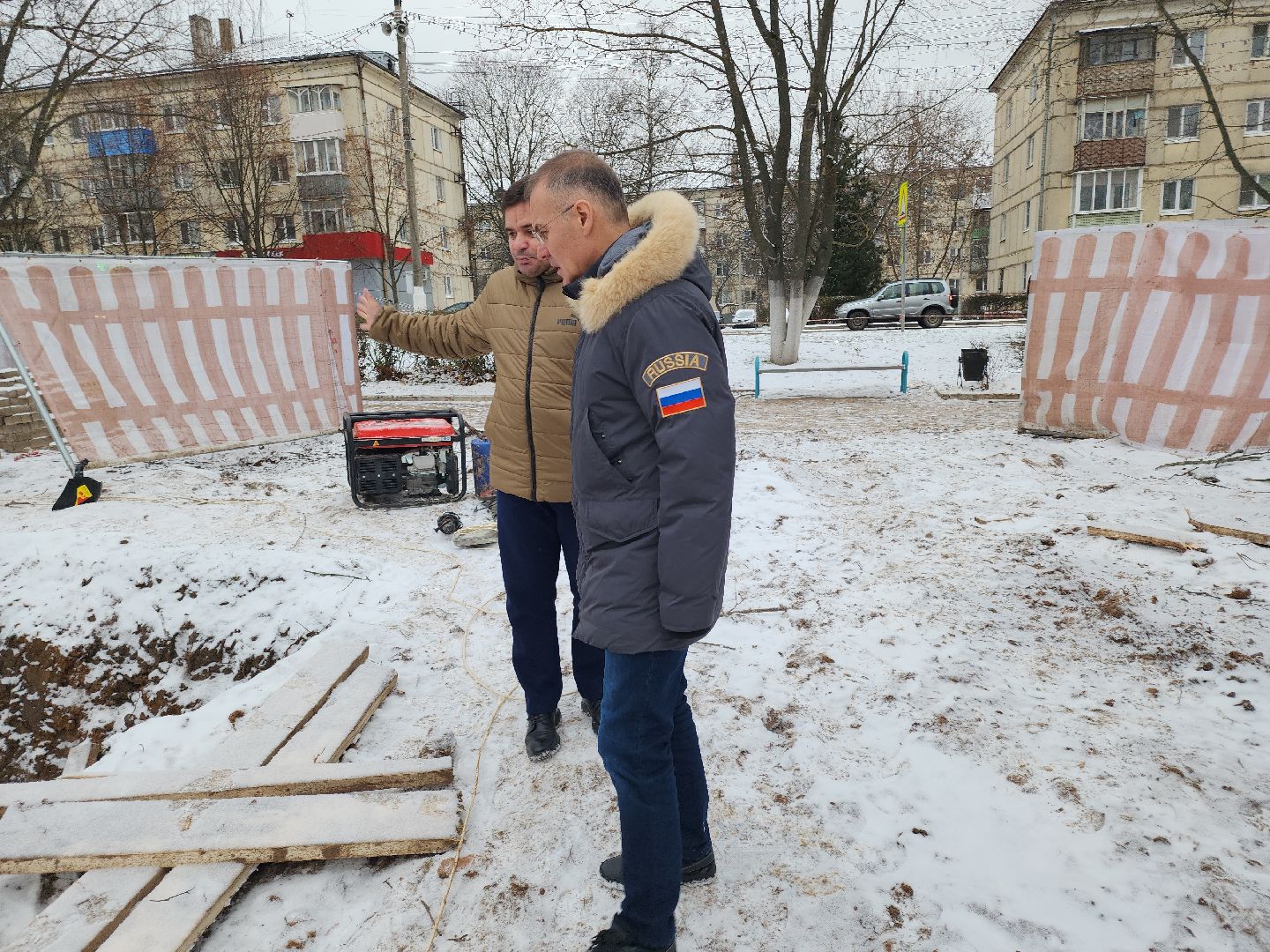 кашира, александр коган, глава, жкх, отопление, теплотрасса, жк березовая роща, трубопровод,