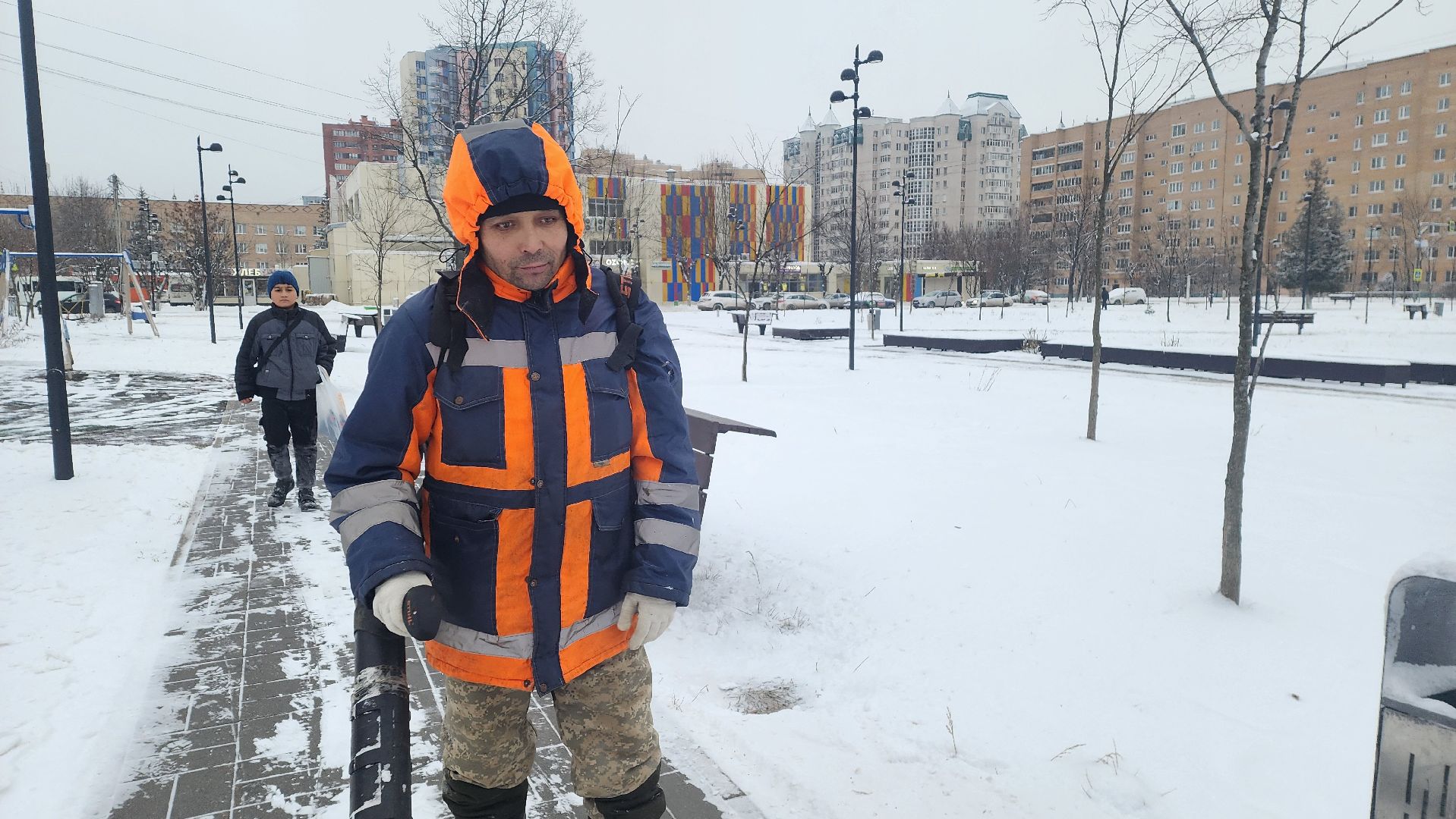 Подмосковье, Городской округ Пушкинский, Ивантеевка, Снегопад, Погода, Мосавтодор, ЖКХ, Городское хозяйство Ивантеевка,