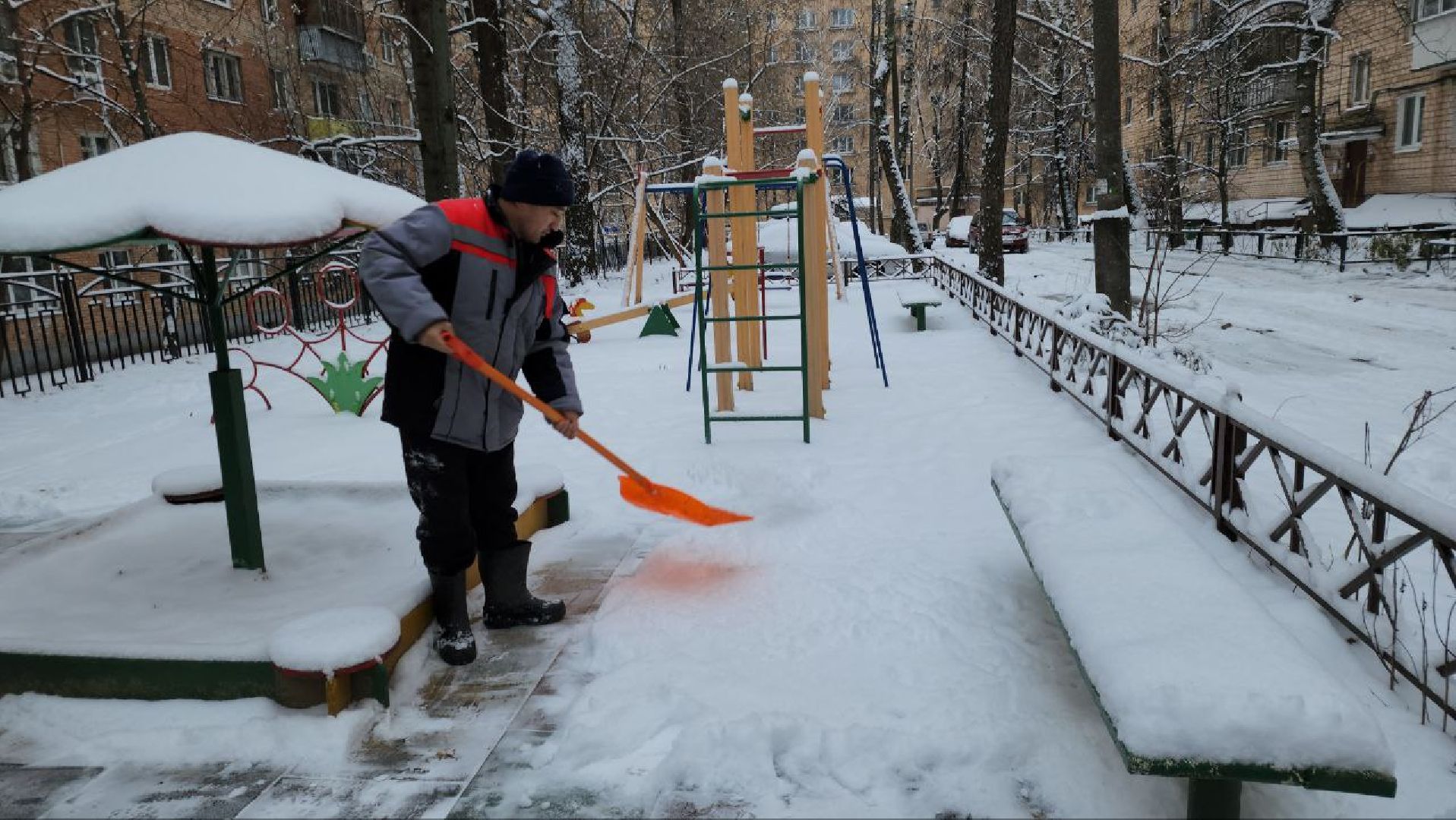 мытищи, рупасово, снегопад, коммунальщики, жкх, дороги, уборка снега, подмосковье,