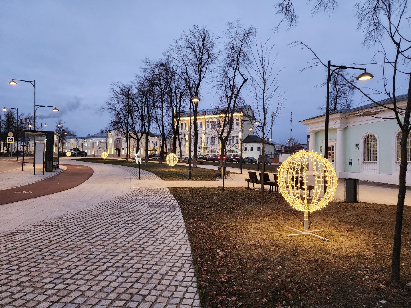 серпухов, подмосковье, иллюминация, новый год,