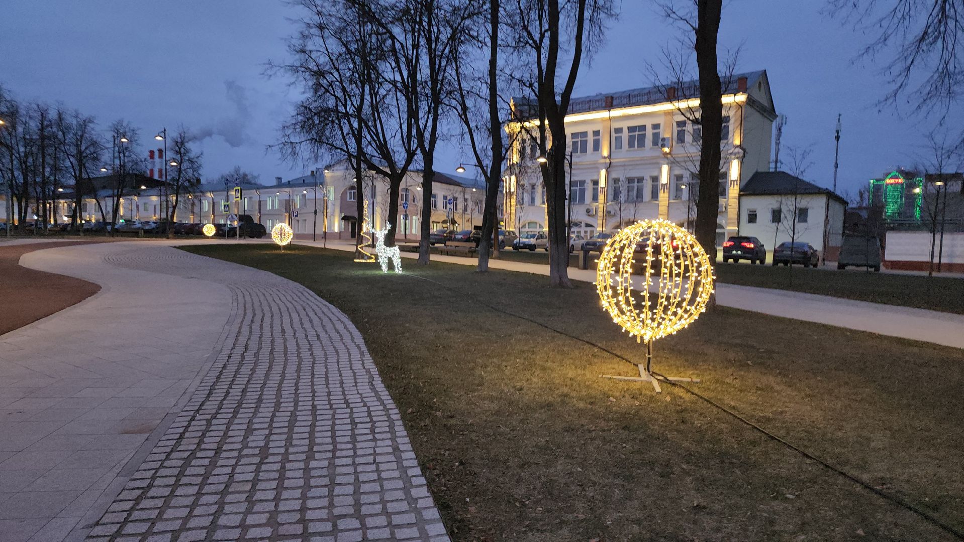 серпухов, подмосковье, иллюминация, новый год,