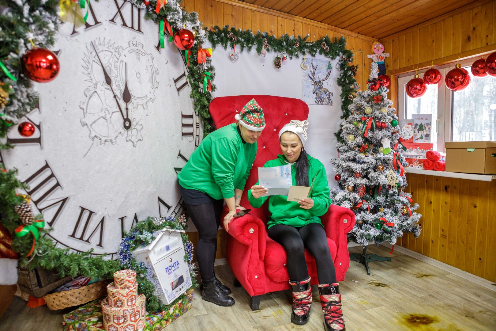 люберцы, зима в подмосковье, почта деда мороза,