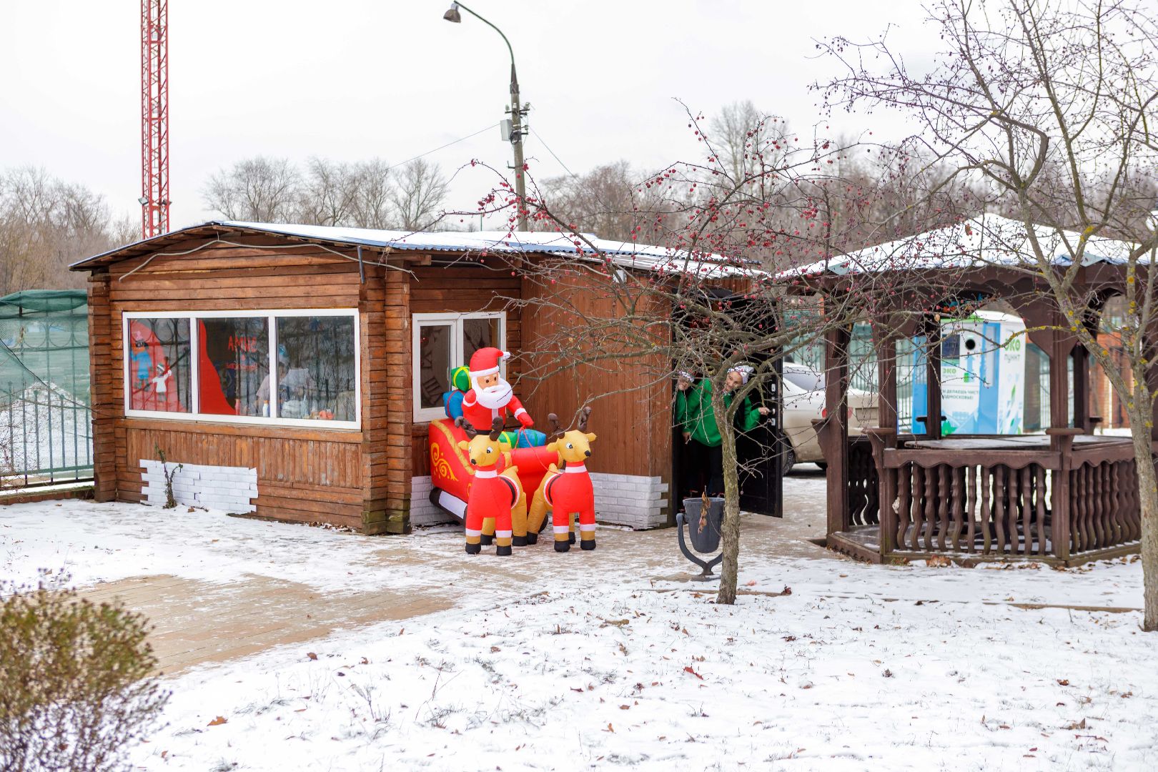 люберцы, зима в подмосковье, почта деда мороза,