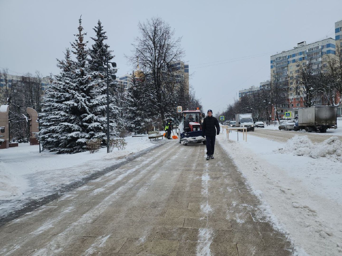 снегопад, коммунальные службы, механизация, уборка дорог, уборка снега,