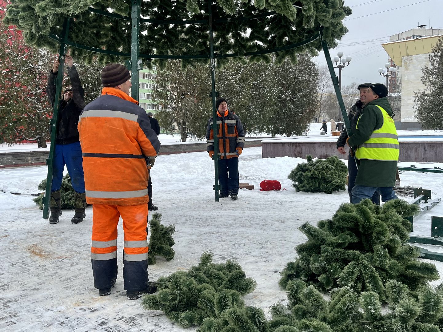 наро-фоминск, новый год, новогодняя елка, наро-фоминский городской округ, благоустройство, зима в подмосковье,