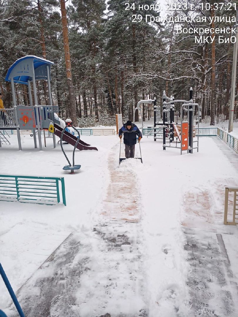 воскресенск, снег, уборка снега, снегопад, техника, дороги,