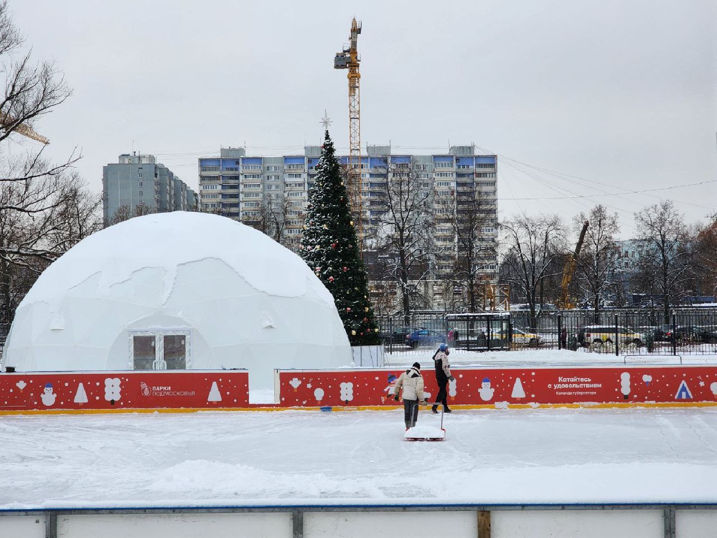 мытищи, каток, подмосковье, зима в подмосковье, прокат коньков, новый год,