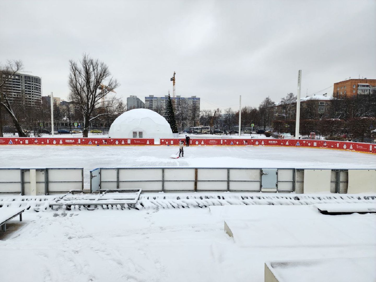 мытищи, каток, подмосковье, зима в подмосковье, прокат коньков, новый год,