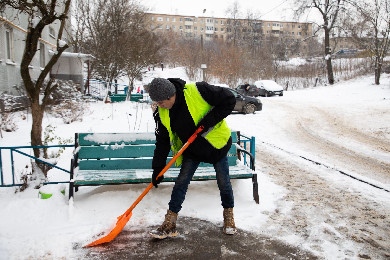 лыткарино, жкх, уборка снега, снегопад,