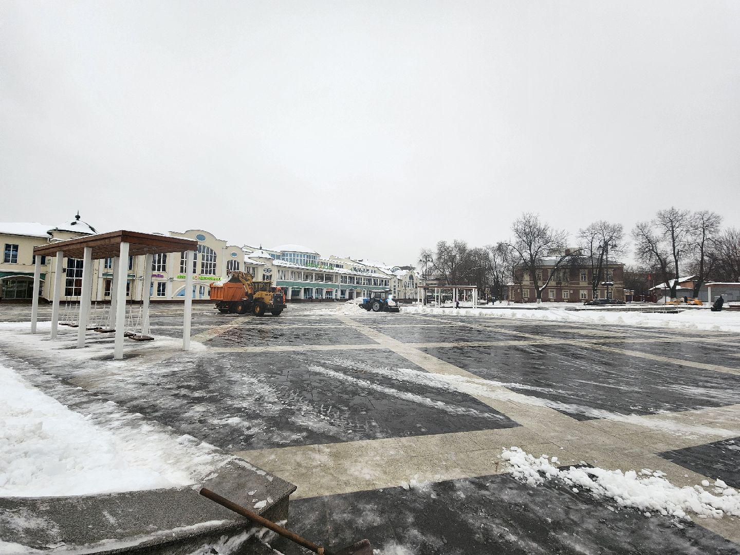 коммунальные службы, уборка общественных территорий, снег, Ногинск, Богородский городской округ,