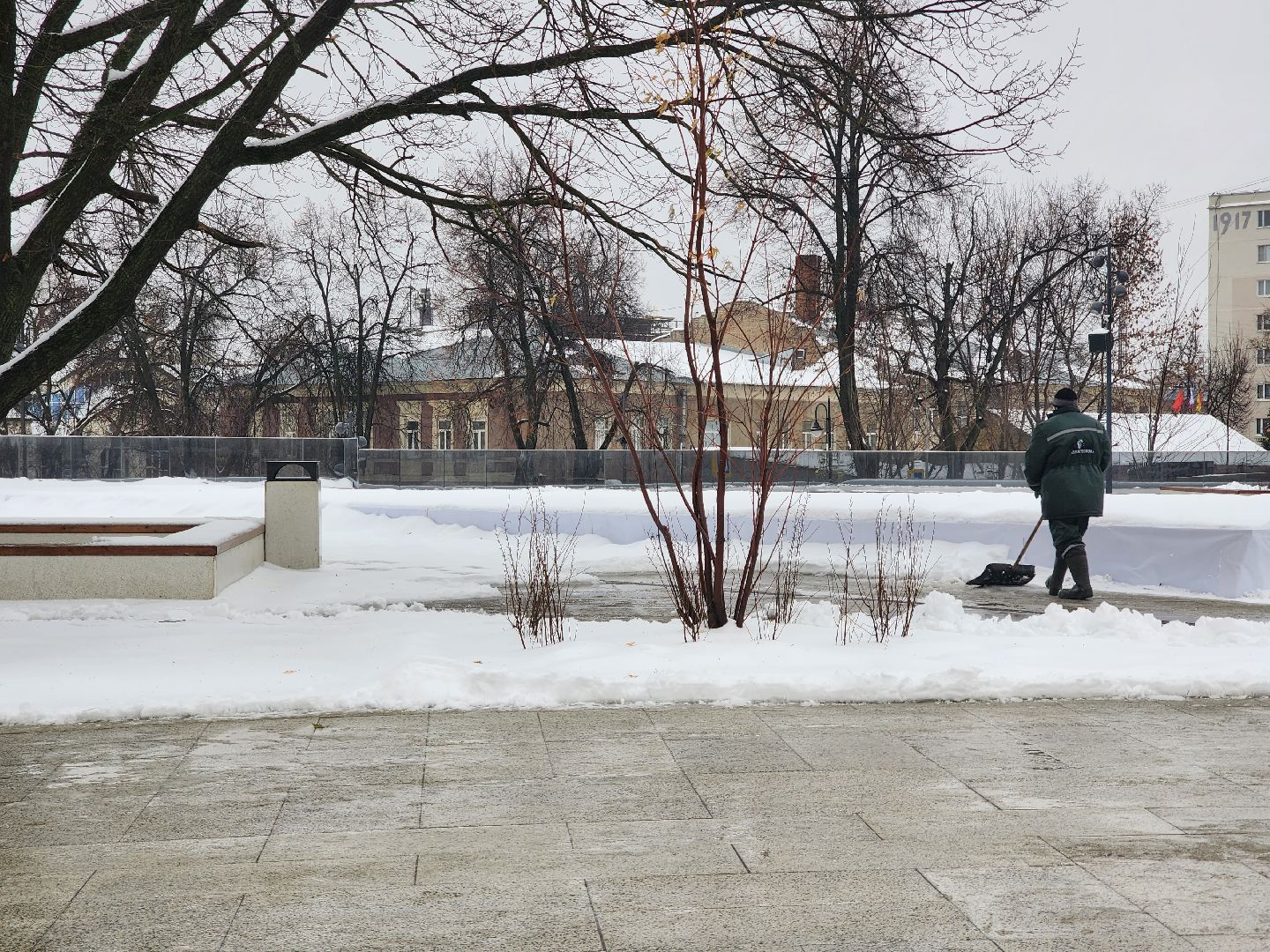 коммунальные службы, уборка общественных территорий, снег, Ногинск, Богородский городской округ,