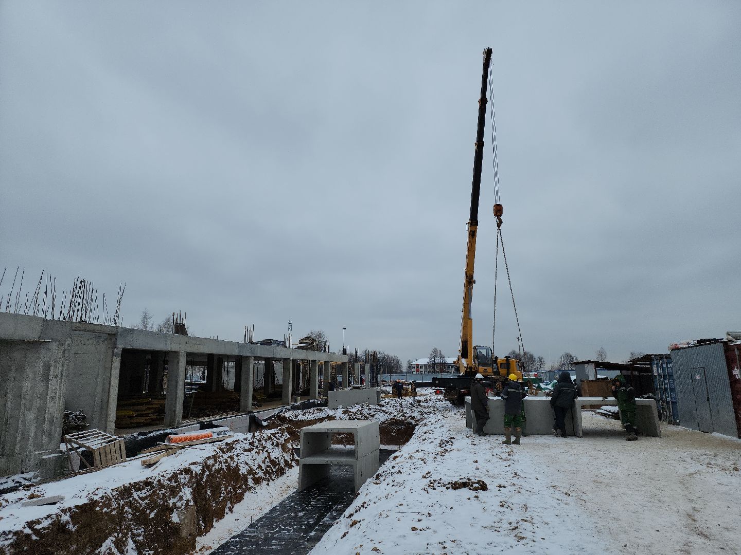 кашира, овд, строительство, новое здание, монолитное, современное, котельная, спортзал,
